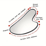 Stainless Steel Gua Sha Scraping Tool Guasha Massage Tool Set for Soft Tissue Scraping Used for Back, Legs, Arms,Neck,Shoulder