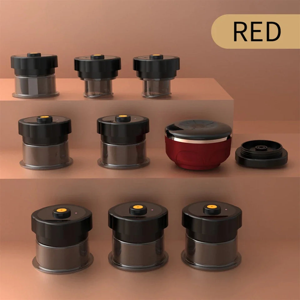 8-Cup Electric Cupping Massager with EMS & Magnet Therapy – Vacuum Suction, Gua Sha & Anti-Cellulite Body Massager