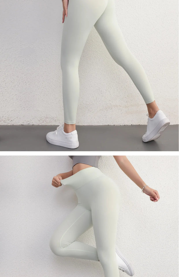 2024 Seamless Peach-Lift Yoga Pants – High-Waist Breathable Fitness Leggings for Women