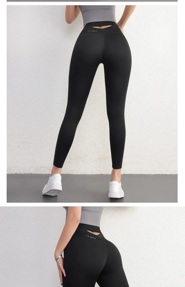 2024 Seamless Peach-Lift Yoga Pants – High-Waist Breathable Fitness Leggings for Women