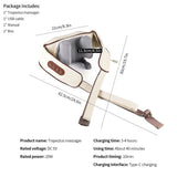 Foreverlily Wireless Neck and Shoulder Massager – Heated Kneading Massage Shawl