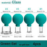 Rubber Cupping Face Massager Vacuum Eye Skin Lifting Facial Cups Anti Cellulite Jar Anti-Wrinkle Cupping Therapy Beauty Tool