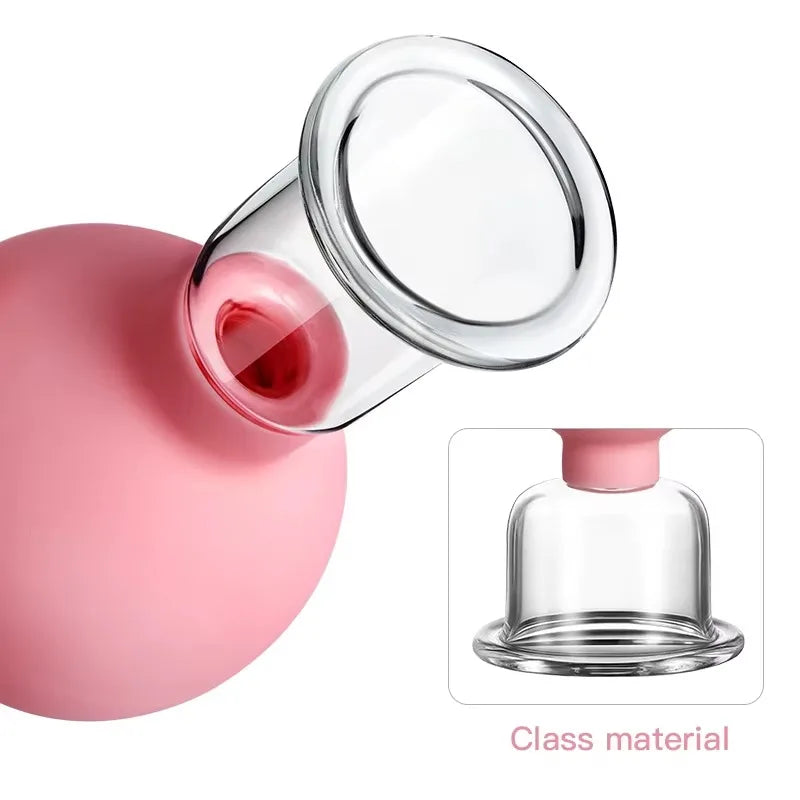 Tuhopeta Vacuum Cupping Glass Jar Cellulite Massager Acupuncture Suction Cup Slimming FatBurning Health Care Chinese MedicalTool