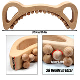Wood Therapy Massage Tools,Cellulite Massager Body Slim Brush,Maderoterapia Kit Colombiana for Lymphatic Drainage,Anti Cellulite