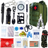 Tactical First Aid Kit – Compact IFAK Medical Bag for Car, Camping, Survival & Self-Defense | EDC Emergency Pouch