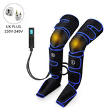 Electric Leg Muscle Relaxer 6 modes Air Compression Recovery Boot Lymph Release Relieve Foot Fatigue Heating Leg Massager