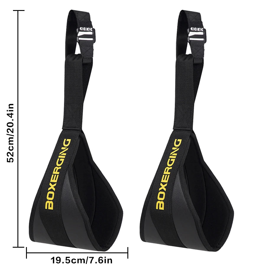1 Pair Abdominal & Leg Muscle Hanging Sling Straps – Pull-Up Training for Horizontal Bars