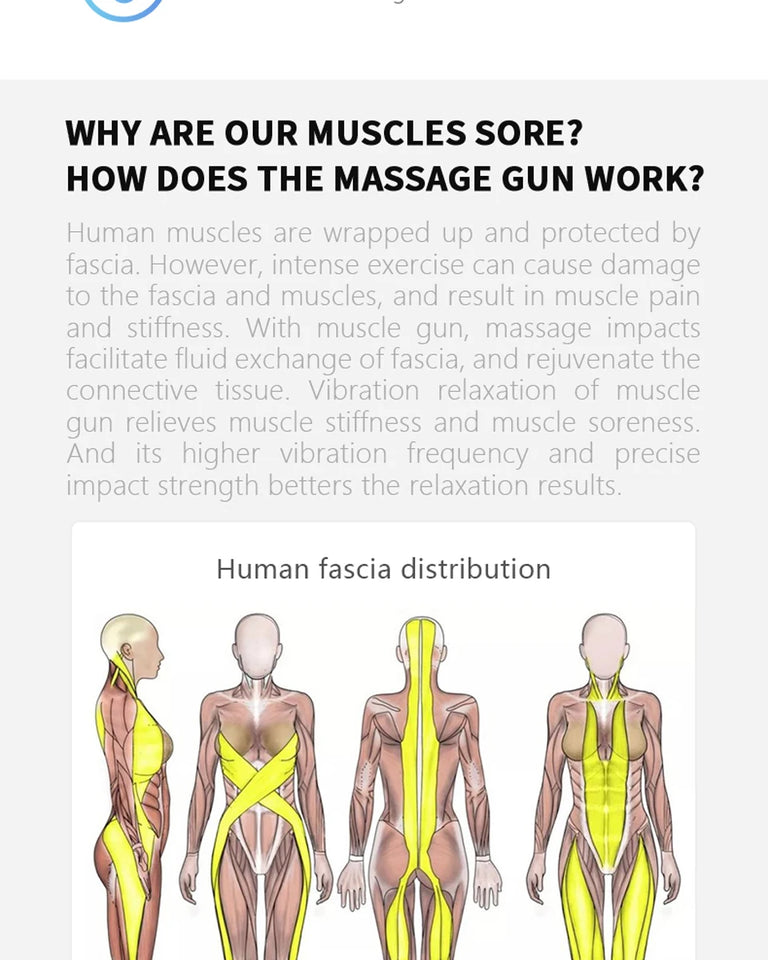 BOOSTER Pro 3 Massage Gun – Deep Tissue Muscle Stimulator & Body Massager