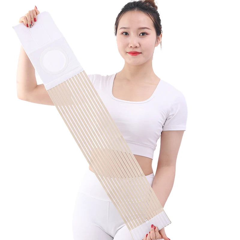 Unisex Ostomy Hernia Support Belt – Adjustable Stoma Wrap & Abdominal Binder Brace for Men and Women