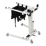 Electric Adjustable Patient Lift Transfer Chair – Foldable Handicap Shower & Commode Toilet Seat for Elderly Home Care