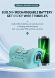 Multi Functional Vibration Massage Pillow Home Electric Neck Curvature Straightening Hot Compress Pulse Cervical Massage Pillow