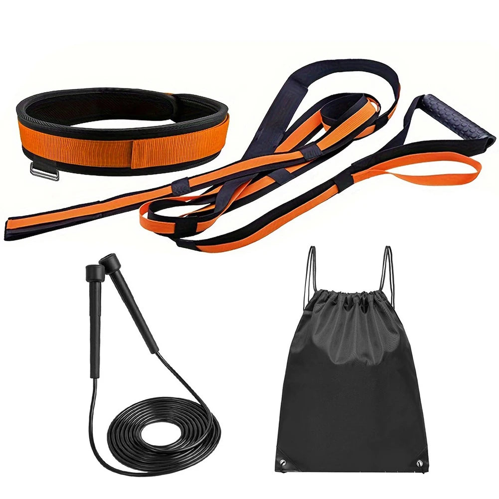 Overload Running Resistance Harness with Jump Rope – Speed & Agility Training for Sprint, Football & Basketball