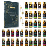 MAYJAM 35-Piece Essential Oil Set for Diffusers, Candle Making, Massage & Aromatherapy Gift Box