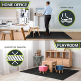 12PCS EVA Foam Gym Floor Mats – Non-Slip, Shock-Absorbing Interlocking Tiles for Fitness & Yoga (30×30cm)