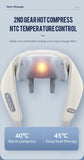 Foreverlily Wireless Neck and Shoulder Massager – Heated Kneading Massage Shawl