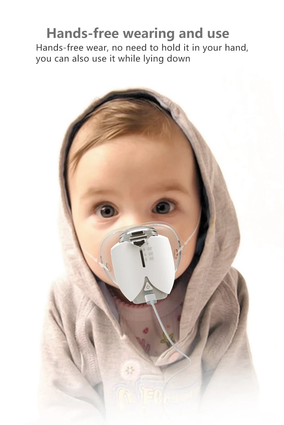 Mini Portable Ultrasonic Nebulizer – Silent Handheld Inhaler for Baby, Kids & Adults with Cough, Asthma & Respiratory Care