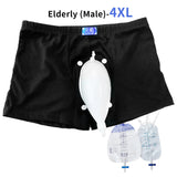 Reusable Male Wearable Silicone Urine Bag with Catheter & Drainage System