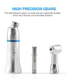 AZDENT Dental Low-Speed Contra Angle Handpiece – Latch Type, Fits E-Type Air Motors