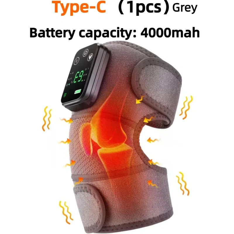 3-in-1 Electric Shoulder Heating Pad with 3-Speed Vibration – Thermal Muscle Relaxation Massager for Shoulder & Neck Care
