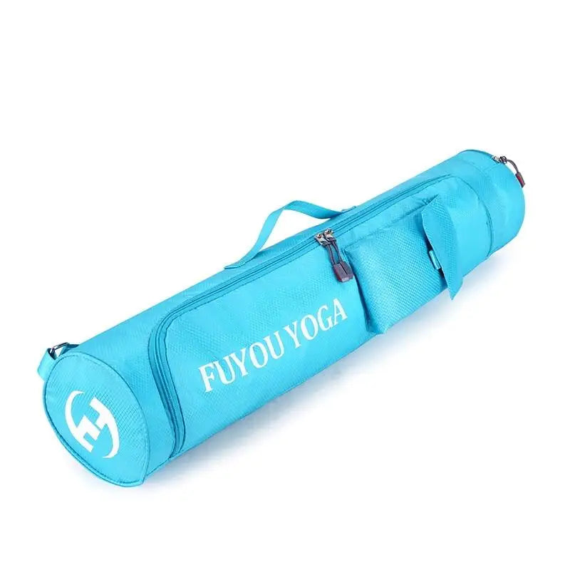 Large-Capacity Nylon Yoga Mat Storage Bag – Lightweight Multifunctional Fitness Mat Holder for Women