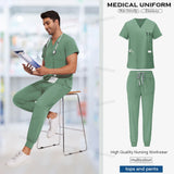 Wholesale Unisex Medical Jogger Scrub Set with Accessories