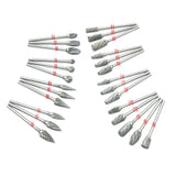 10PCS Assorted Tungsten Steel Dental Polisher Burs – 2.35MM Low-Speed Handpiece Drill Bits for Dental Lab