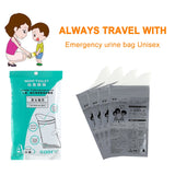 Disposable Emergency Urine Bags 600ml – Portable Travel Toilet for Men, Women & Kids (4–40pcs)