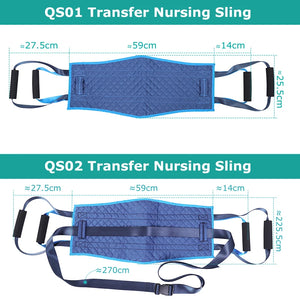 Lefeke Elderly Transfer & Turnover Belt – Nursing Shift Pad for Bedridden Patient Mobility and Care