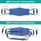 Lefeke Elderly Transfer & Turnover Belt – Nursing Shift Pad for Bedridden Patient Mobility and Care