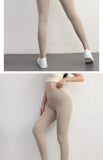 2024 Seamless Peach-Lift Yoga Pants – High-Waist Breathable Fitness Leggings for Women