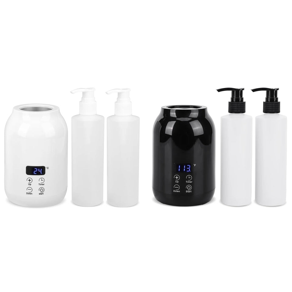 Digital Massage Oil & Lotion Warmer – Cream Heater with LED Display, Timer & 2 Heat Modes