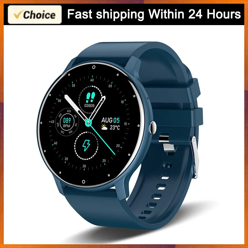 LIGE 2025 Smart Watch – Waterproof Fitness Tracker with Heart Rate Monitor for Women & Men, Compatible with Android & iOS