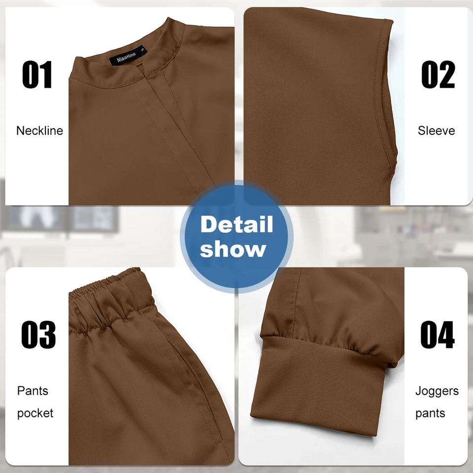 Medical & Surgical Uniform Set – Professional Hospital, Clinic, Veterinary & Pharmacy Workwear for Doctors and Nurses