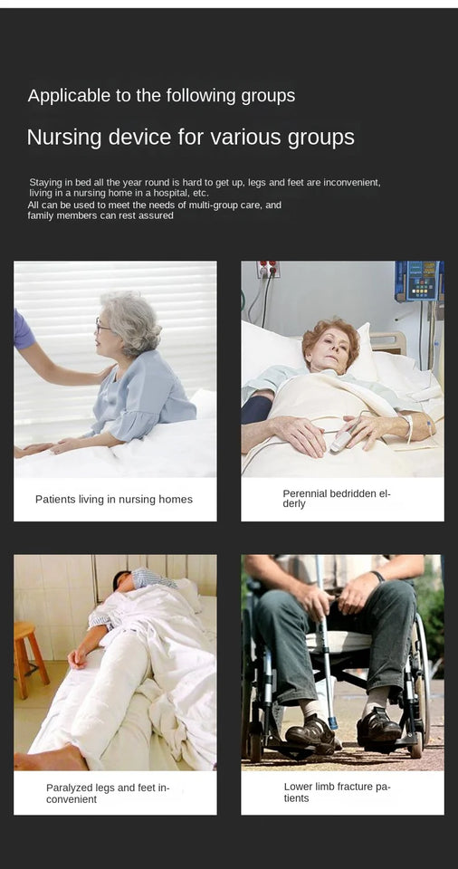 2-in-1 Bed Fold Chair with Hydraulic Lift – Paralyzed & Disabled Elderly Nursing Transfer Chair with Walker Support