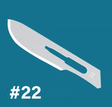 100PCS Sterile Dental Surgical Blades – Carbon Steel Scalpel Knives with Handle for Medical, Beauty, and DIY Repairs