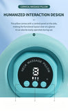 Multi Functional Vibration Massage Pillow Home Electric Neck Curvature Straightening Hot Compress Pulse Cervical Massage Pillow