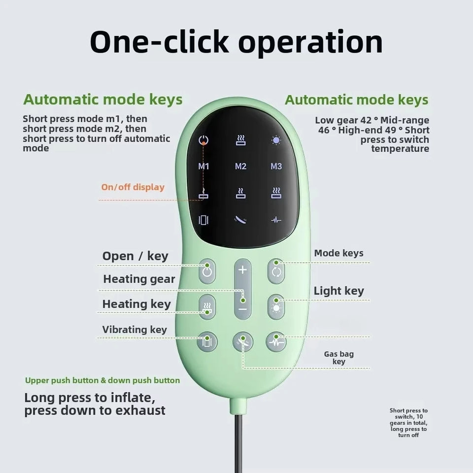 JAIYORL Electric Lumbar Traction Massager Adjustable Vibration Waist Spine Support Back Massage Machine Waist Masajeador