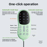 JAIYORL Electric Lumbar Traction Massager Adjustable Vibration Waist Spine Support Back Massage Machine Waist Masajeador