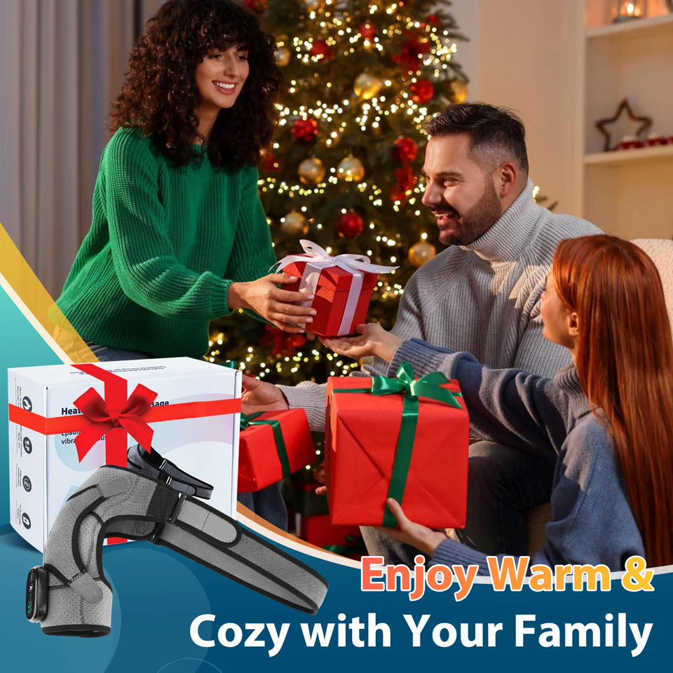 Electric Heated Shoulder Brace – 3-Level Heat & Vibration Massage Support Belt