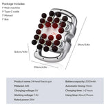 42-Head Fascia Massage Gun – High-Frequency Muscle Massager for Back, Neck, Shoulder & Waist Relief