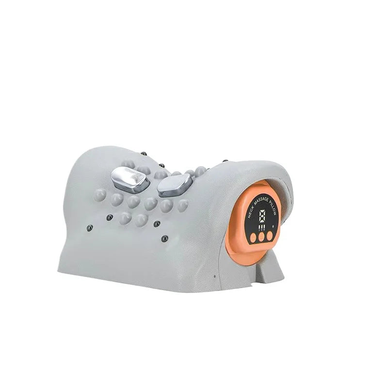 Multi Functional Vibration Massage Pillow Home Electric Neck Curvature Straightening Hot Compress Pulse Cervical Massage Pillow