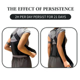 Magnetic Back Posture Corrector – Adjustable Shoulder Support for Spinal Alignment & Sitting Posture