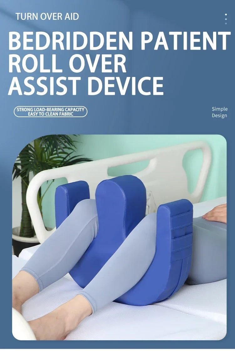 Bedridden Patient Turnover U-Pillow – Leg Support & Positioning Pad for Elderly Nursing & Rehabilitation
