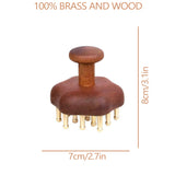 Radiant Skin Savior Lymphatic Detox Face Massager Fades Wrinkles Firms Jawline and Eyes Natural Copper Wood Beauty Tool