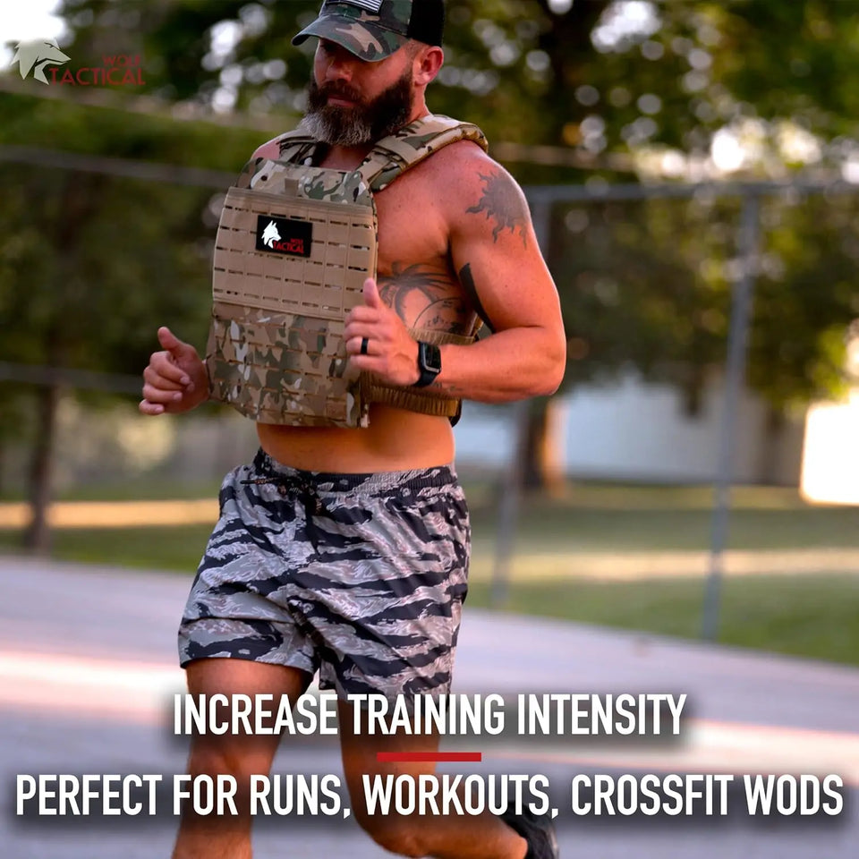 Adjustable Weighted Vest – Strength, Endurance & Running Fitness Training