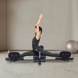 220 lbs Heavy-Duty Pro Leg Stretcher – Yoga & Flexibility Training Machine for Home Gym
