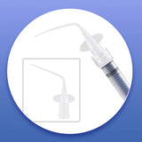 Dental Disposable Irrigation Syringe Tips – Endo Plastic Needles for Calcium Hydroxide Delivery (0.25mm / 0.35mm)