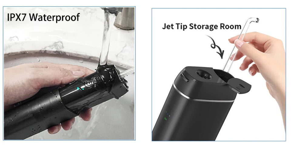 Portable High-Pressure Water Flosser & Oral Irrigator for Teeth