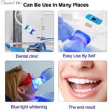 Professional LED Teeth Whitening Lamp – Cold Blue Light Dental Bleaching Machine with Center Pillar Stand