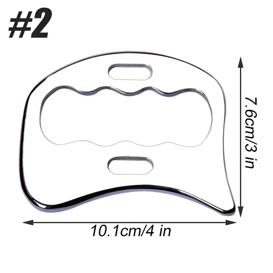 Professional GuaSha Massage Tools Stainless Steel Gua Sha Scraping Massage Tool IASTM Tools Great Soft Tissue Mobilization Tool